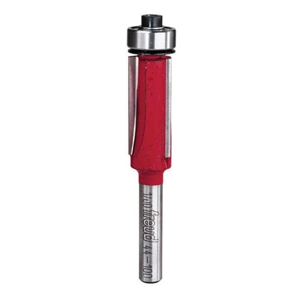 Triple Flute Flush Trim Router Bit - 1/2" D - Shank:1/4" - Cutting Length:1"